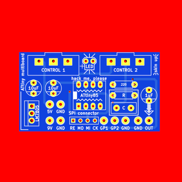 ATtiny multiboard